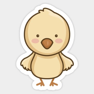 Cute Baby Chick Cartoon Sticker